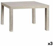 Tavolo aggiuntivo Grigio Legno 50 x 45 x 79 cm (3 Unità)