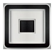 Plafoniera Contemporanea Halò Metallo Nero Led 35W