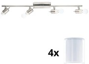 Eglo - Faretto LED MY CHOICE 4xE14/4W/230V cromo/bianco