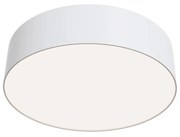 Plafoniera Moderna Zon Alluminio Bianco 26W