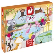 Puzzle Tattile - una Giornata Allo Zoo - 20 pezzi