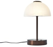 Lampada da tavolo di design bronzo scuro con LED dimmerabile - Joya