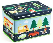 Scatola per riporre i giocattoli - circuito stradale