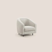 Pandora Poltroncina in morbido tessuto bouclé impermeabile T07 bianco