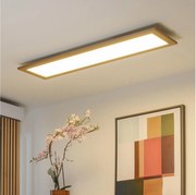 Brilagi - Lampada LED dimmerabile SLIMFRAME WOOD LED/58W/230V 124x34 cm + telecomando