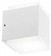 Applique Da Esterno Tango Alluminio E Termoplastica Bianco Led 7,2+7,2W 4000K