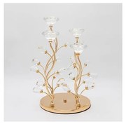 Decorativa candelabro 20x34 cm oro