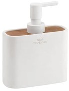 Gedy - Distributore di sapone NINFEA bianco/bambù