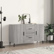 Credenza grigio sonoma 100x36x60 cm in legno multistrato