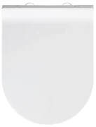 Sedile per wc bianco con chiusura facilitata , 46 x 36 cm Habos - Wenko
