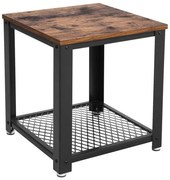 Tavolino ELDUR marrone/nero