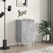 Credenza grigio cemento 40x35x70 cm in legno multistrato