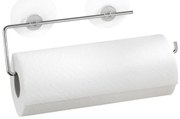 WENKO 53130100 - Supporto per strofinacci STATIC-LOC 30x8,5 cm argento/trasparente