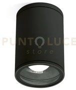 Ges1000- plafoniera alluminio grigio antracite 1 luce attacco e27 ip65