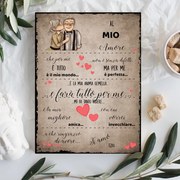 Quadretti personalizzati - Regalo per l'amore della vostra vita | Inspio