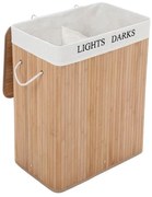 Cesto portabiancheria GUS marrone