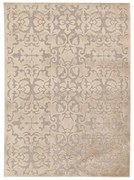 Tappeto Florentine Baroque in viscosa crema, L 230 x L 160 cm