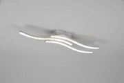 Route plafoniera led 4000k 1800lm 15w 3 bacchette ondulate acciaio ...