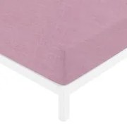 Lenzuolo con angoli 1 piazza e mezza melange malva