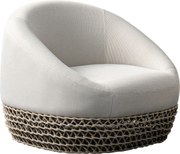 ATREIDES - poltrona da esterno in alluminio e corda