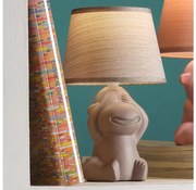 ONLI - Lampada da tavolo MONKEY 1xE14/6W/230V marrone