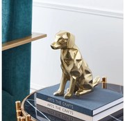 Eglo 427015 - Decorazione in metallo NOLALU 24,5x20 cm cane/oro