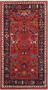 Kazak Tappeto 240x130 (Pakistan) Annodato A Mano