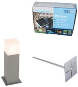 Lampada da esterno 30 cm Grigia con picchetto da terra e manicotto per cavi - Denmark