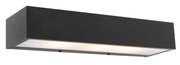 Applique da parete rettangolare di design nera 35 cm - Houx