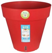 Vaso Riviera Rosso polipropilene Plastica Rotondo Sfera Ø 50 cm