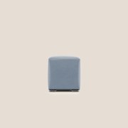 Cube pouf in microfibra smacchiabile T11 carta da zucchero