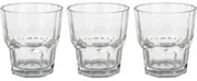 Set 3 bicchieri acqua in vetro Serenity Pasabache