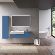Mobile bagno sospeso con lavabo L 120 x H 36 x P 51 cm avio per vasca a sinistra Ginevra