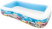 Intex - Piscina per Famiglia Swim Center 305x183x56 cm Design Marino