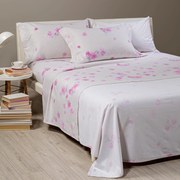Completo Lenzuola in Flanella Floral Style flanella King