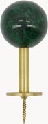 Set di 2 ganci da parete in metallo fatti a mano Ball