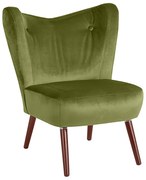 Poltrona verde Velvet Sari - Max Winzer