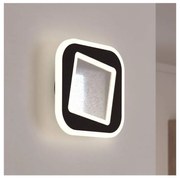 Eglo 901239 - Applique a LED MACCHIONI LED/12W/230V 4000K nero