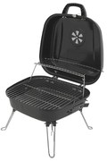 Griglia a carbone portatile nera