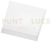 Faretto attica glass incasso 1 luce in gesso con vetro attacco gu10