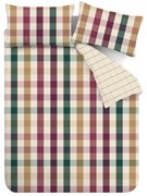 Biancheria per letto matrimoniale 200x200 cm Autumn Check - Catherine Lansfield