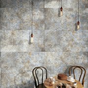 Piastrella da pavimento interno 61 x 122.2 cm Sp. 9 mm rettificato Universal Jaipur in gres porcellanato opaco beige e blu traffico medio (pei 2/5) R9 1.49 mq
