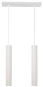 LED Lampadario a sospensione con filo TUBA 2xGU10/4,8W/230V bianco