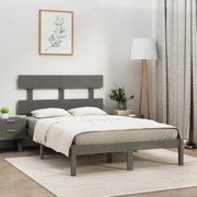 Giroletto grigio in legno massello 200x200 cm