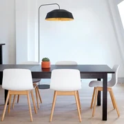 Lampada da terra Tokyo in acciaio, H 165 cm, E27 MAX42W LUMICOM
