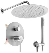 Set doccia da incasso Rea Foss Clif Nickel Brush + BOX