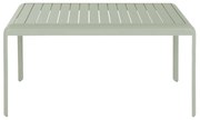 Tavolo da pranzo per giardino Idaho NATERIAL struttura e superficie in alluminio per 4 persone 144x70cm