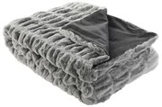 Coperta Home ESPRIT Grigio 130 x 170 x 2 cm