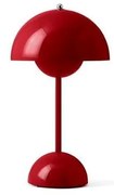 &Tradition - Flowerpot VP9 Lampada da Tavolo Portatile Vermilion Red &Tradition