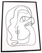 Quadro murale in cornice Silhouette, 45 x 60 cm - Dakls